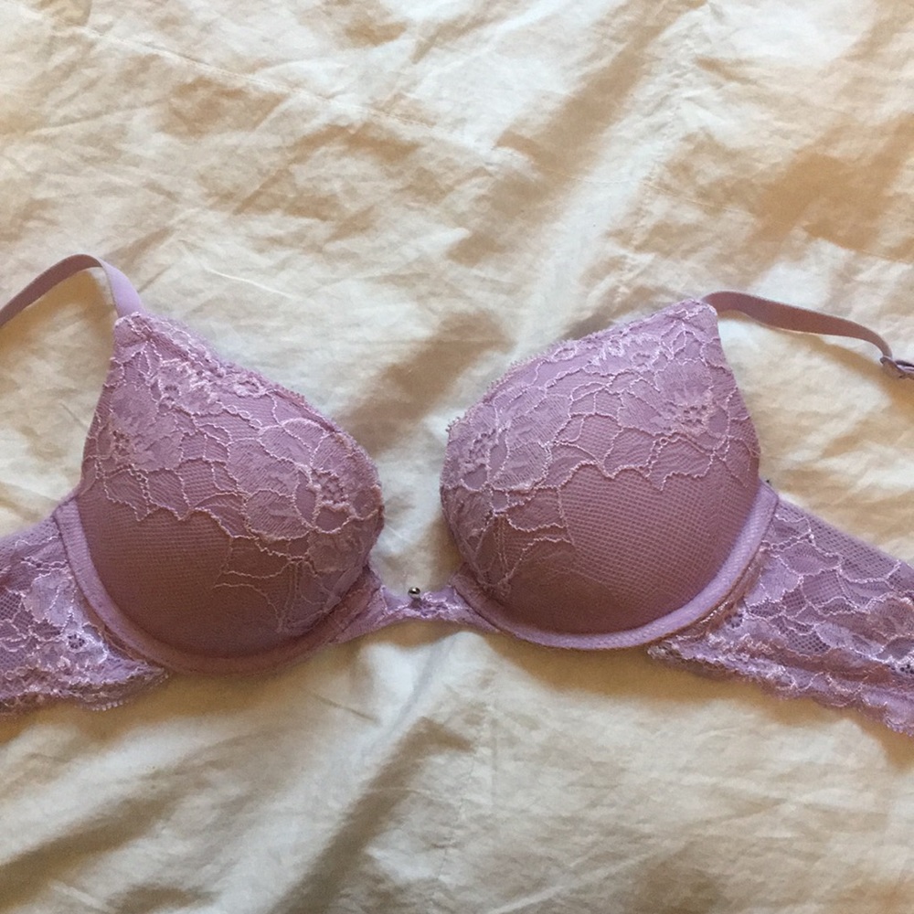 lace purple bra 24a